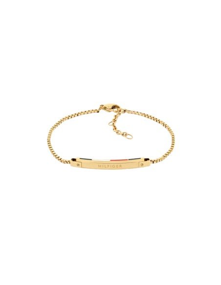 Tommy Hilfiger Damenarmband: vergoldeter Edelstahl, elegantes und vielseitiges maritimes Design.